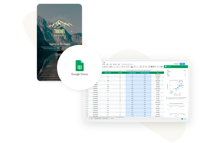 Capture information in real time and send it to your spreadsheet